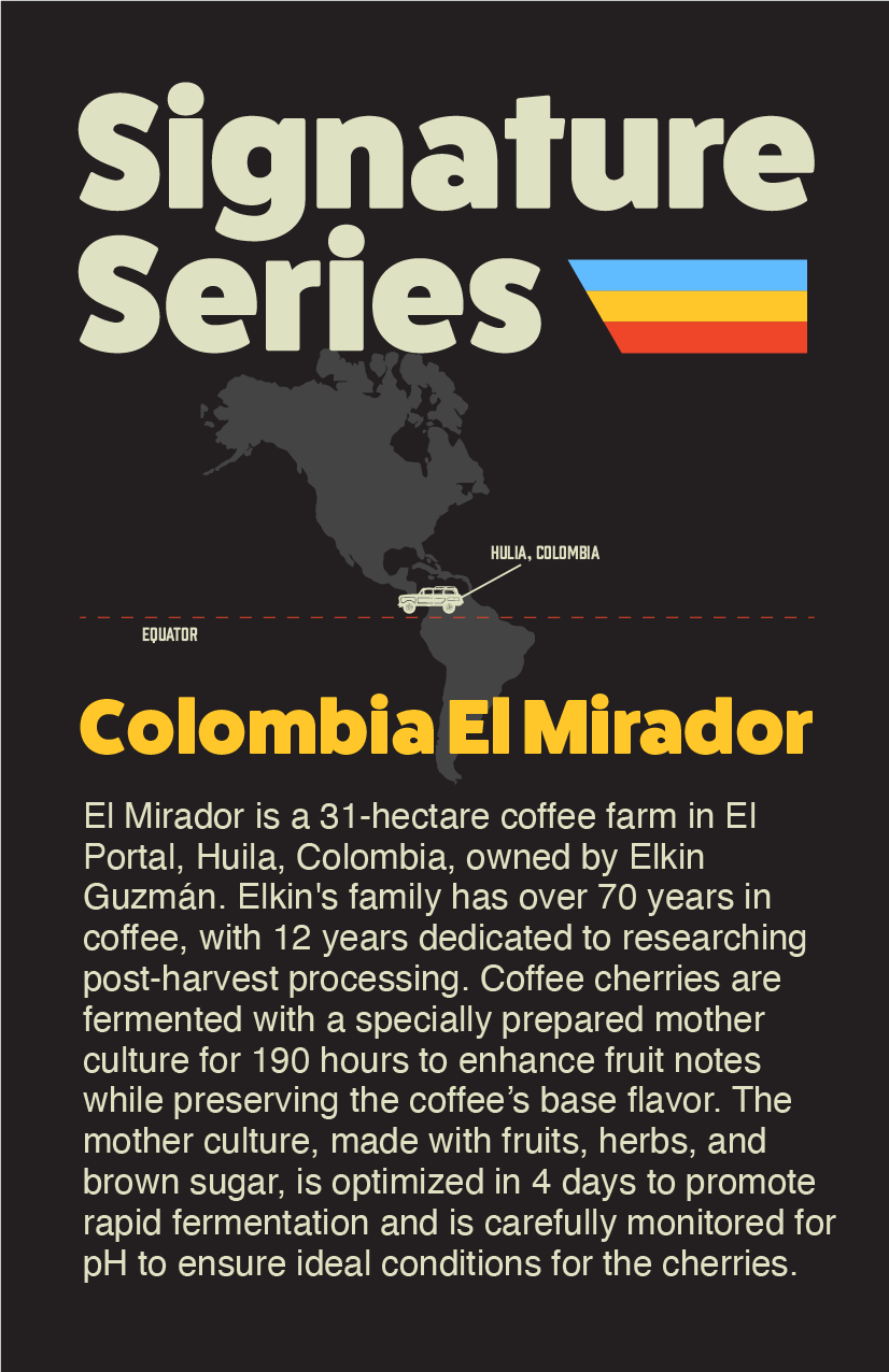 Colombia El Mirador Co Ferment Coffee