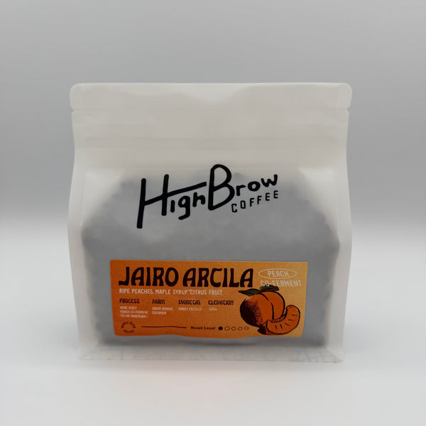 Jairo Arcila Honey Process – Peach Co-Ferment – High Brow Coffee