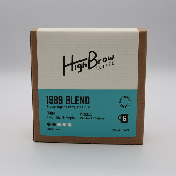 1989 Instant Coffee 6 Pack Box – High Brow Coffee