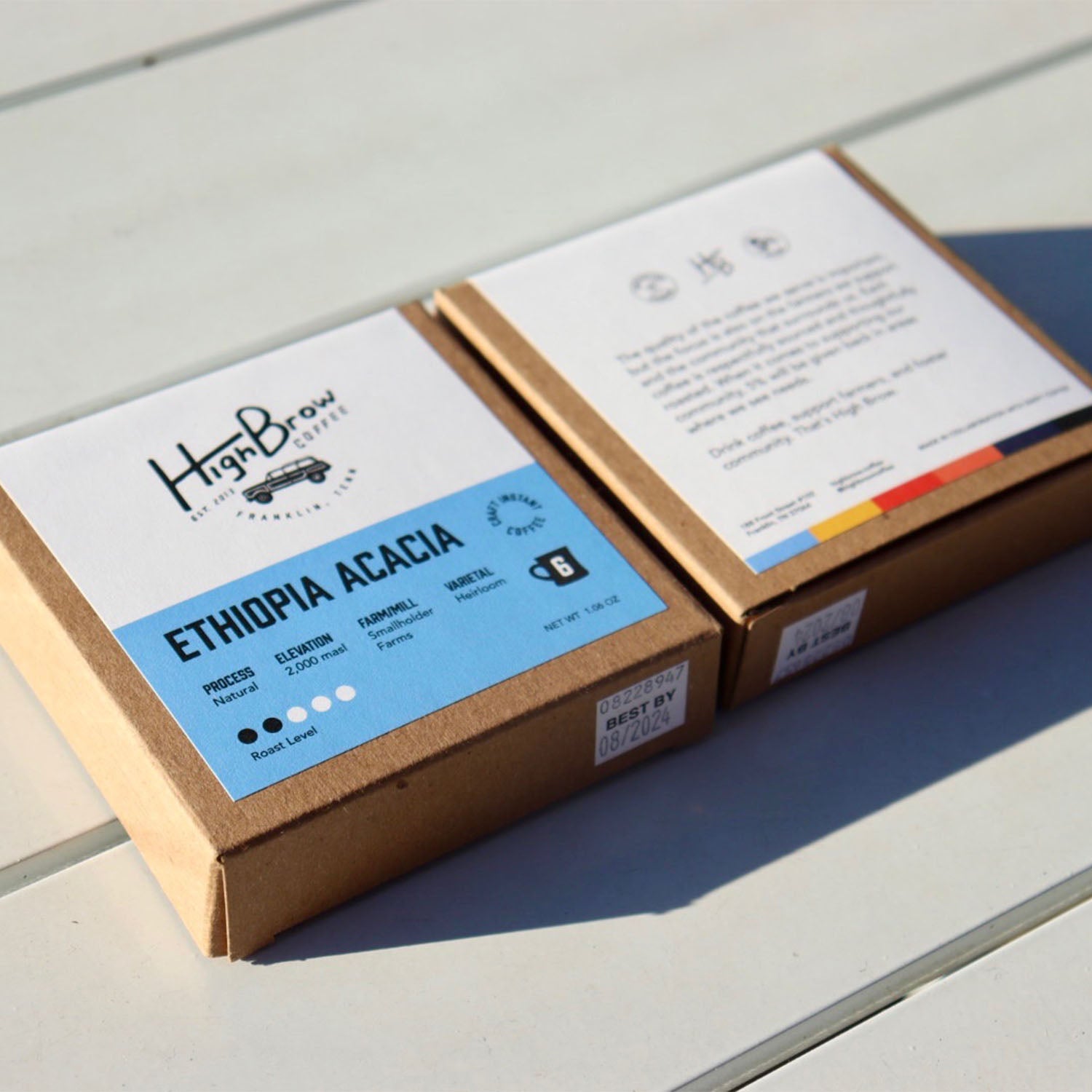 Ethiopia - Acacia Instant Coffee 6 Pack Box