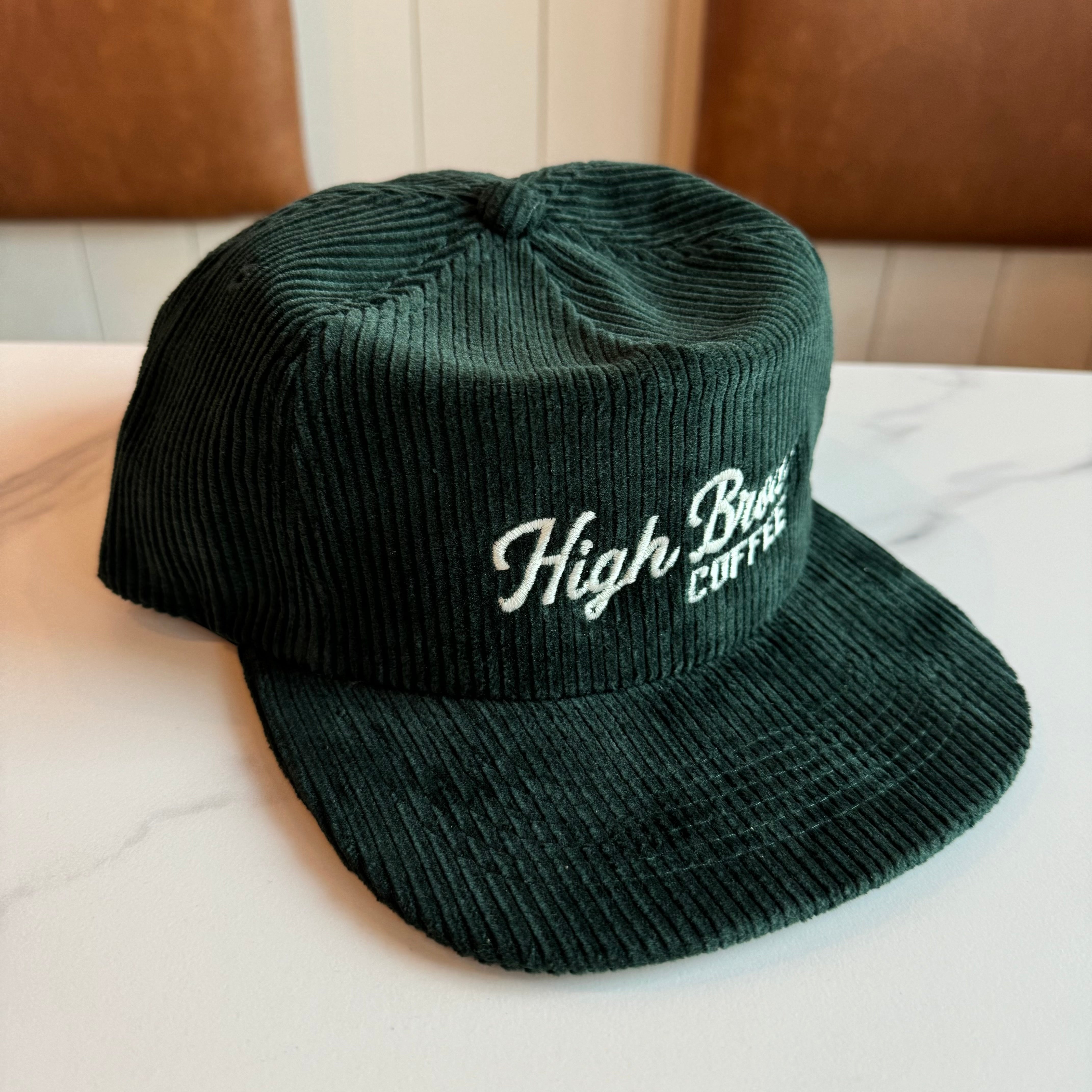 High Brow Embroidered Corduroy Hat