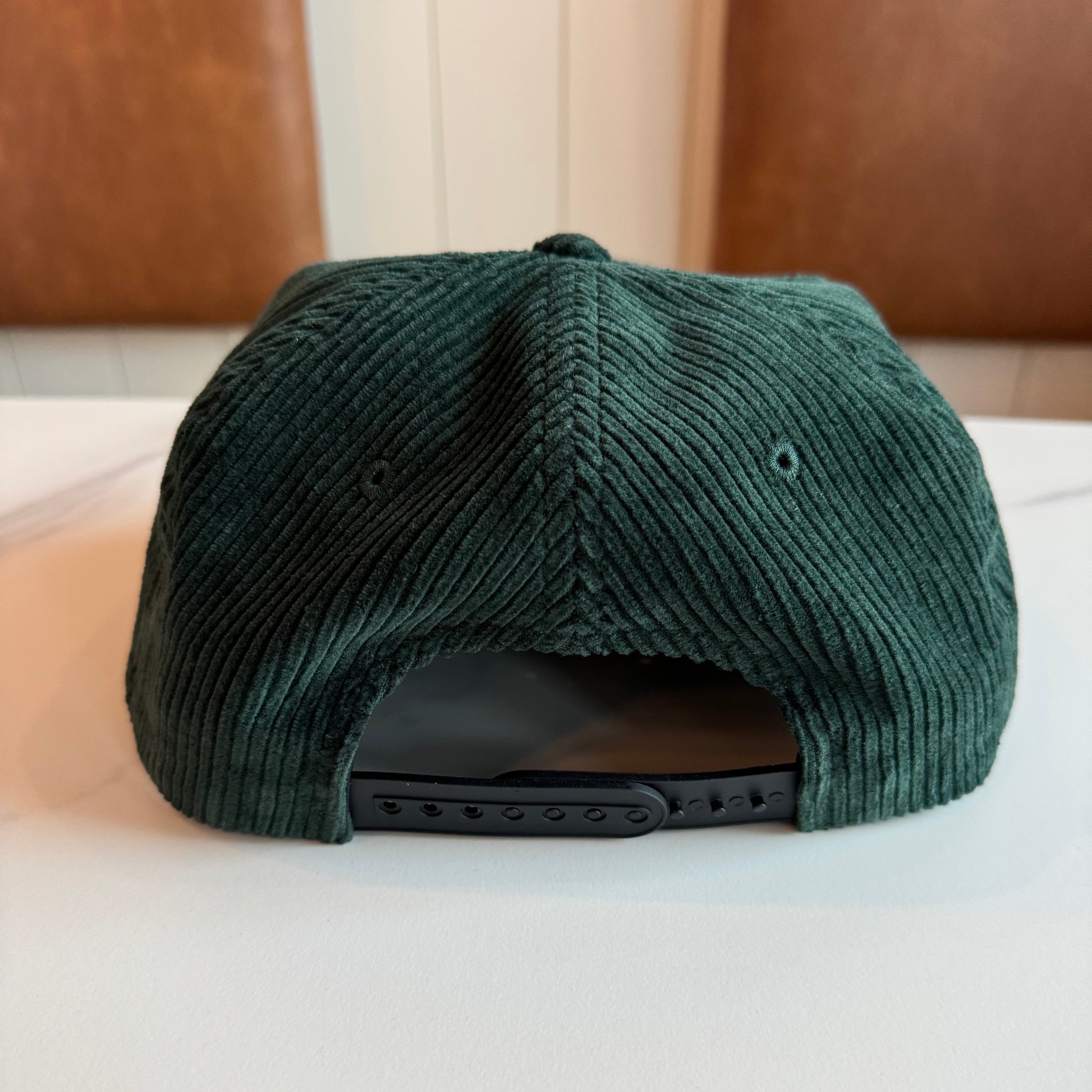 High Brow Embroidered Corduroy Hat