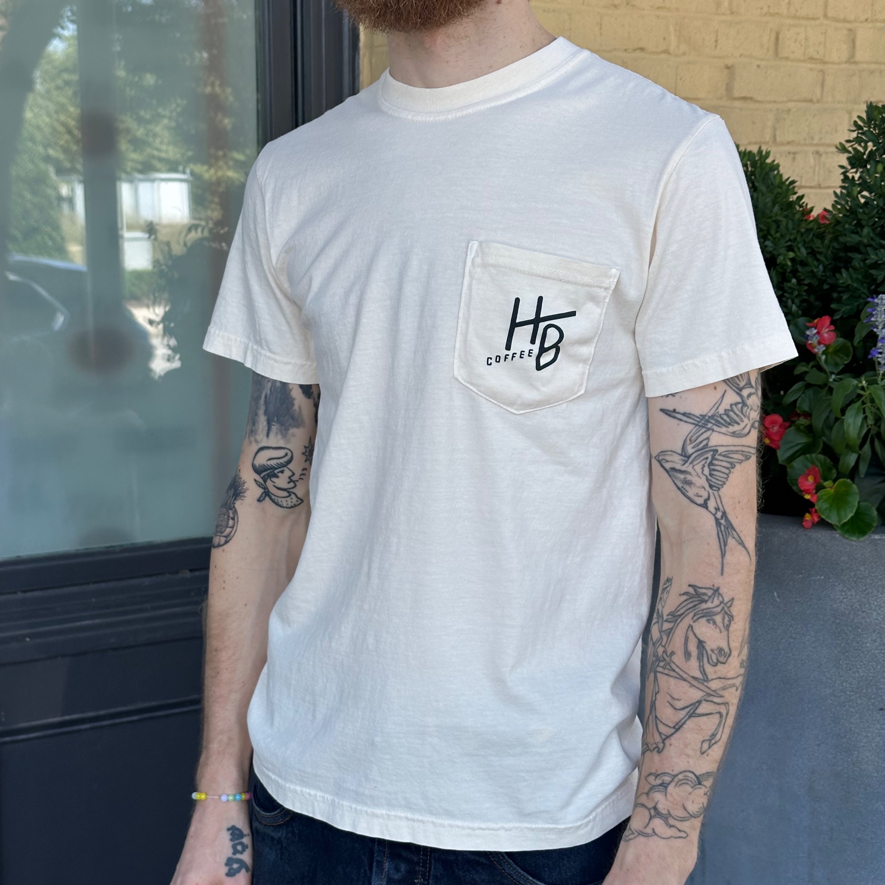 Classic Cream Pocket Tee