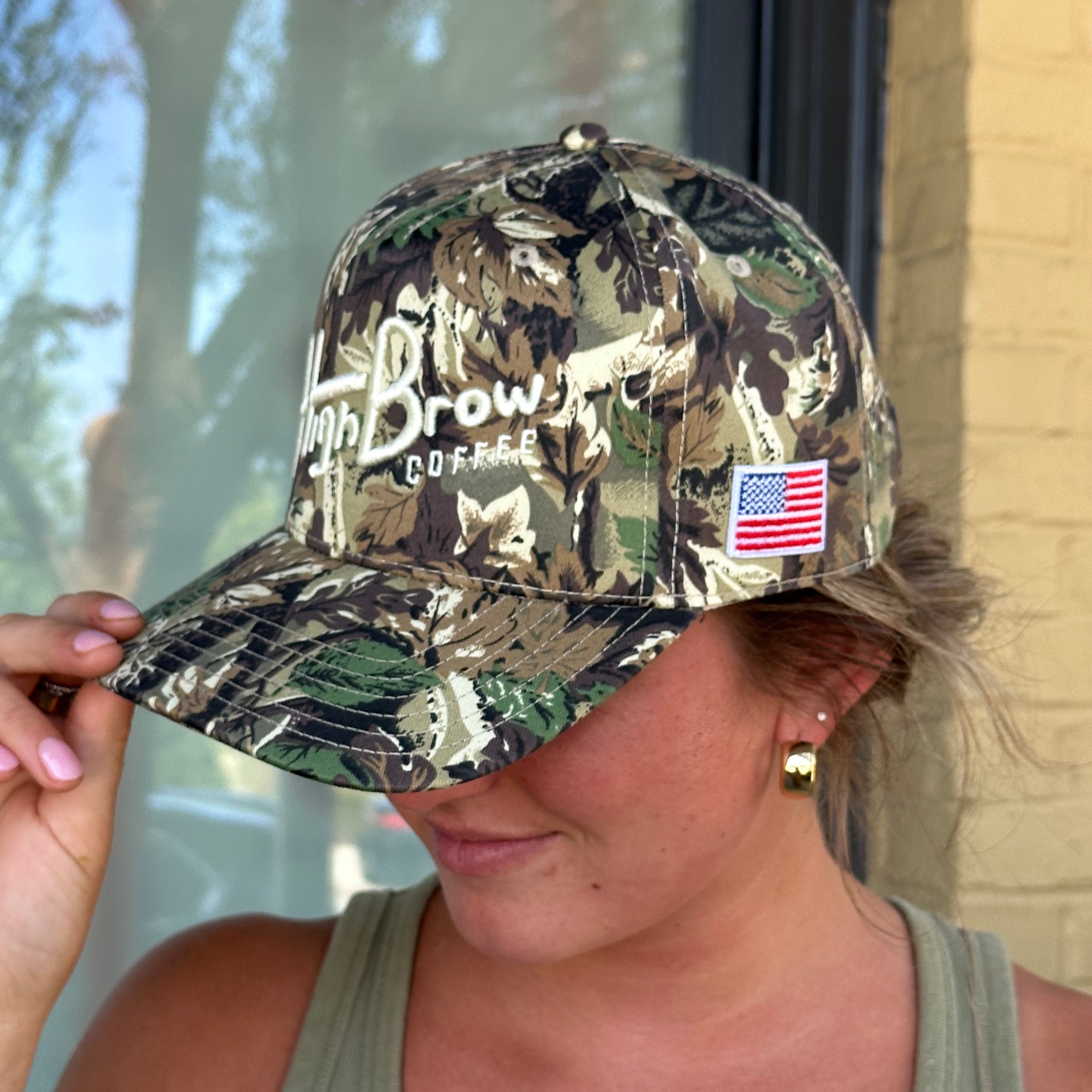 High Brow Coffee Classic Camo Snapback